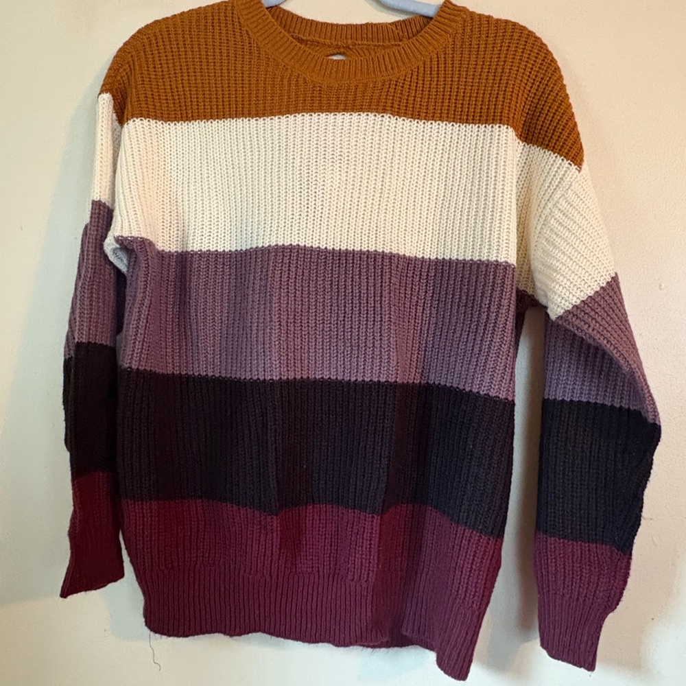 Women's Striped Crewneck Sweater